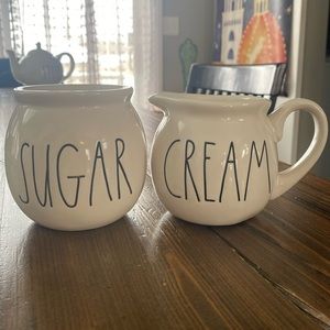 Rae Dunn Sugar and Cream Set